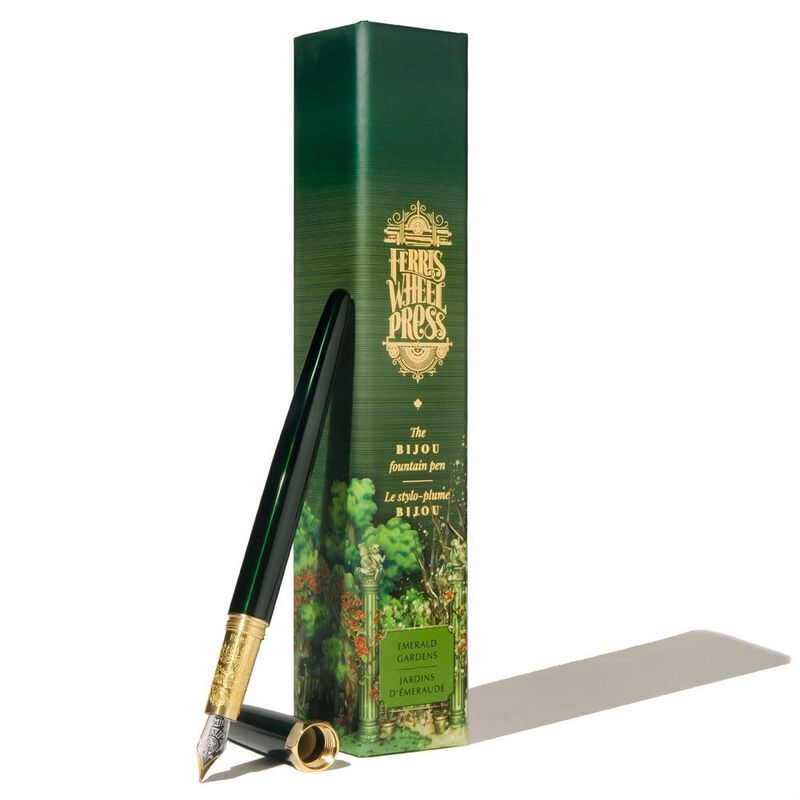 Ferris Wheel Press The Bijou Fountain Pen Medium - Emerald Gardens image number 0